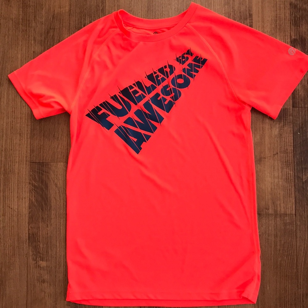 Boys Champion Performance Tee, Short Sleeve Large